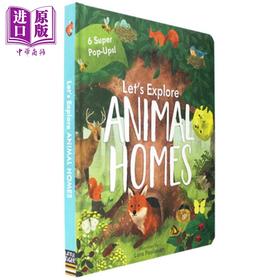 【中商原版】Lets Explore: Animal Home pop-up 立体发现 动物之家 英文原版进口图书 儿童绘本 立体图画书 纸板书
