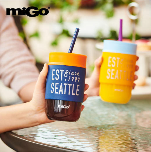 镁歌 西雅图城市吸管杯 水具 商品图0