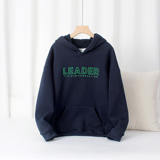 「三款配色！加绒款」秋冬季韩版新款儿童加绒卫衣 大童休闲保暖上衣男童连帽卫衣童装 商品图2