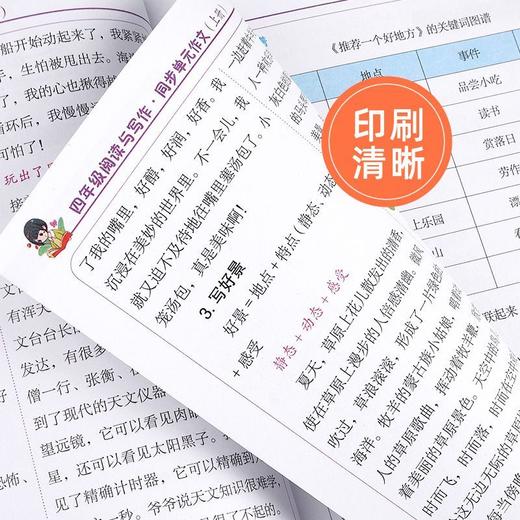 同步作文书小学生三四年级上册下册教材单元同步写作文入门参考书 商品图5