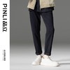 PINLI品立秋季新品纯色修身水洗牛仔裤男士百搭休闲白色长裤潮牌GD223116098 商品缩略图2