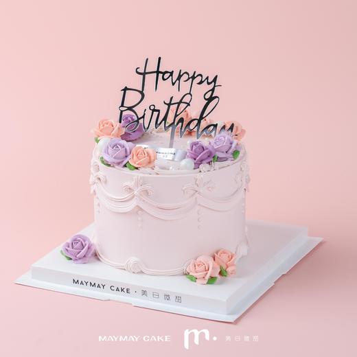 【提前一天预定】裱花系|玫瑰花园蛋糕（C类）【4578】 商品图0