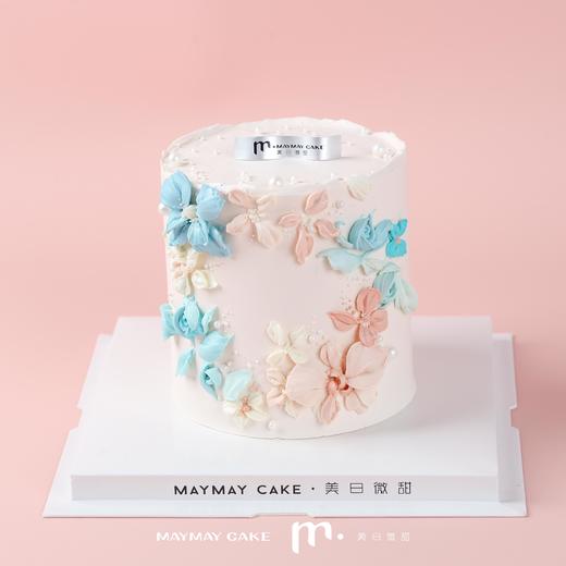 【提前一天预定】加高版|氛围感刮花蛋糕【D4584】 商品图1