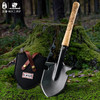 汉道【战火工兵铲】户外多功能便携露营兵工铲子防身野营钓鱼木柄铁锹加厚铲子 商品缩略图0