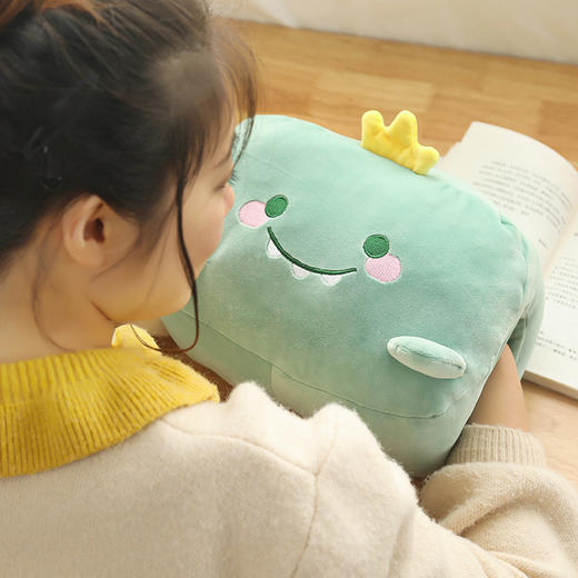 【这个冬天，就我来给你捂手吧！】冬天暖手抱枕插手玩偶，手捂毛绒玩具，冬季可爱女孩卡通女生公仔娃娃lm 商品图2