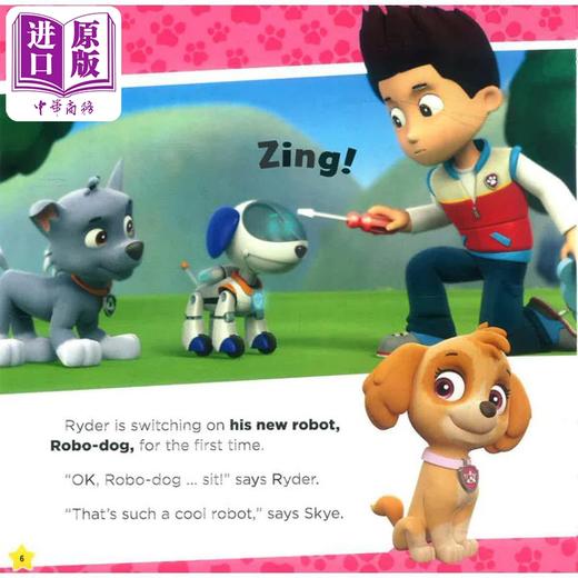 【中商原版】Paw Patrol Pups Save Ryders Robot 汪汪队历险记3 英文原版进口图书 儿童绘本 故事图画书 Nickelodeon 商品图3