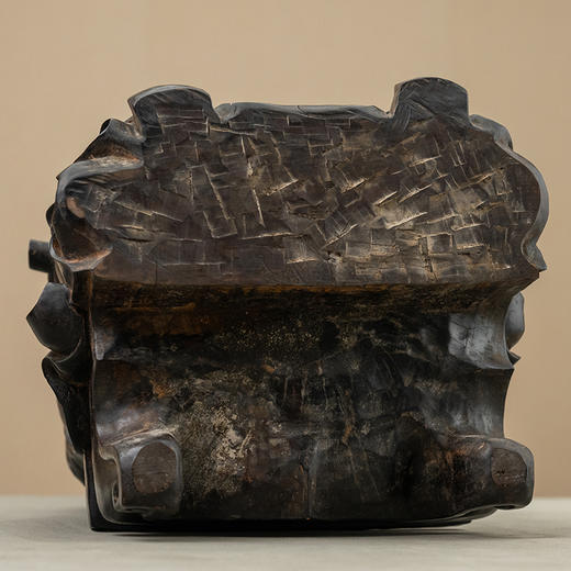 清 紫檀木雕药王爷造像 商品图4