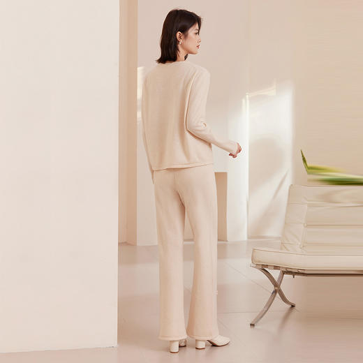 馥迦新中式复古钩花盘扣羊毛套装 商品图7