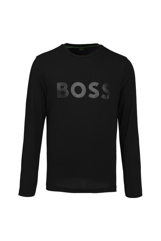 【超惠秒】BOSS 男士印花字母logo弹棉长袖Polo T恤 11772 商品图7
