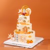 【提前三天预定】三层|柿柿如意·祝寿蛋糕【D4591】 商品缩略图0