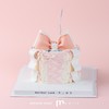 橘粉白|芭蕾风少女蝴蝶结蛋糕（C类）【4579】 商品缩略图1