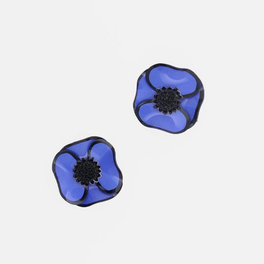 订购6个月到｜Cilea Bijoux-HEMMED ANEMONE-银莲花 耳钉［法国设计师］ 商品图1