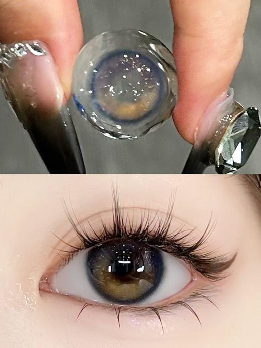 【大直径】Leenscolor-钻石蓝紫-14.5mm 【年抛 0-1000度 含有525/575】 商品图4