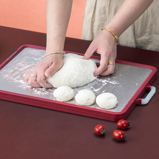 Debo德铂库尼特抗菌不锈钢PP双面可立多用菜板 商品图4