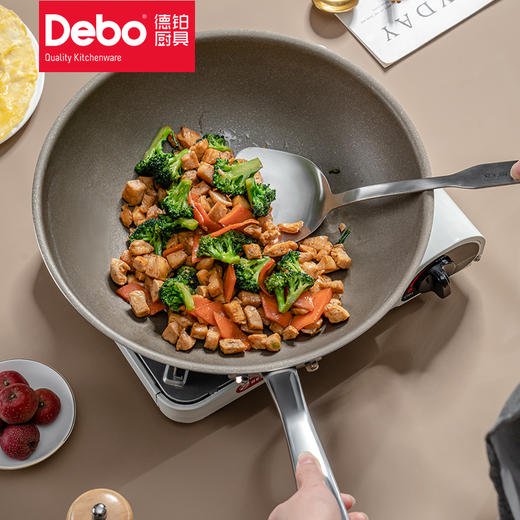 Debo德铂钛合金炒锅家用不粘锅斯纳通 商品图2