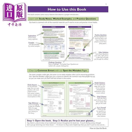 【中商原版】A-Level Maths AQA Complete Revision & Practice (with Online Edition & Video Solutions) 商品图4