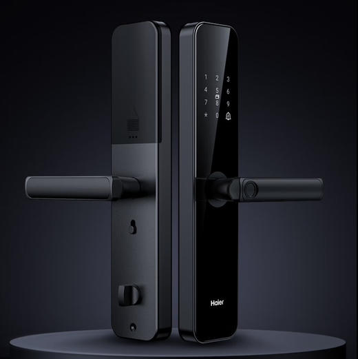 海尔（Haier）指纹锁 HFH-37E-U1曜石黑 商品图4