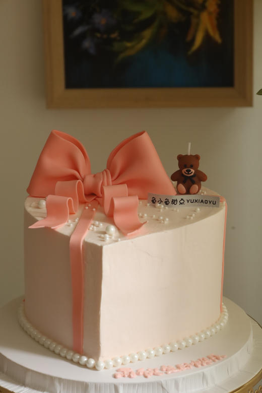 粉色爱心蝴蝶结小熊 商品图1