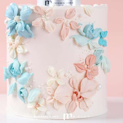 【提前一天预定】加高版|氛围感刮花蛋糕【D4584】 商品图3