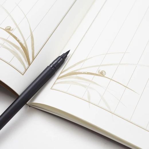 复古简约黑色牛皮本初高中生古文绝句摘抄本课外阅读记录本抄录本 商品图2