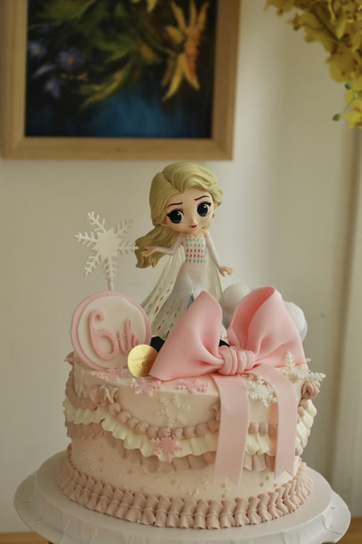 粉色系蝴蝶结艾莎公主 商品图2