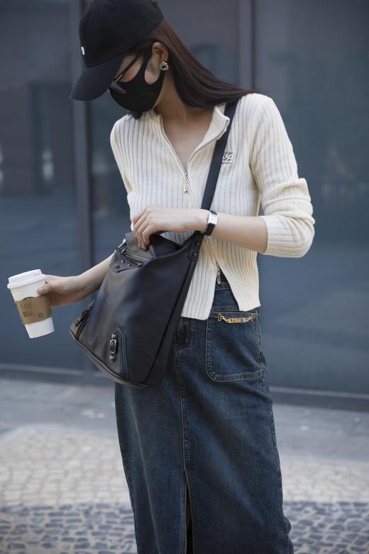 斜拉链开衫 商品图2