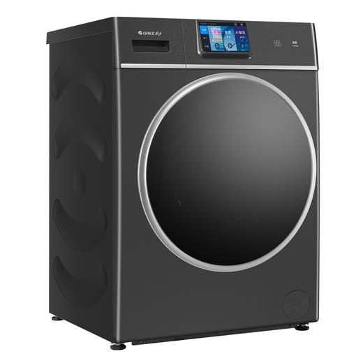格力如初热泵洗护机 10kg 核心三擎变频 37℃体感柔烘 XQG100-RBKD1401Aa1 (珍珠黑) 商品图2