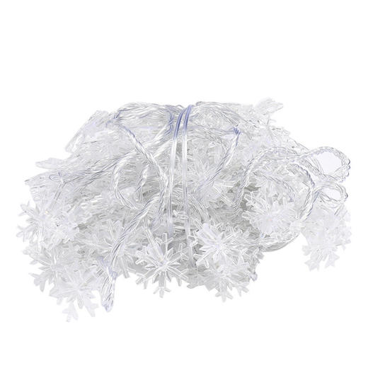 【点亮温馨夜晚！LED雪花灯串】圣诞节布置灯饰小彩灯灯串灯雪花圣诞装饰灯雪人 商品图5