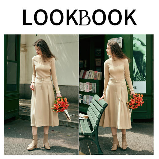 欧芮儿加绒打底毛针织衫慵懒暖和 商品图3