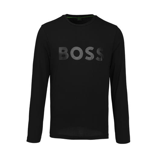 【超惠秒】BOSS 男士印花字母logo弹棉长袖Polo T恤 11772 商品图0