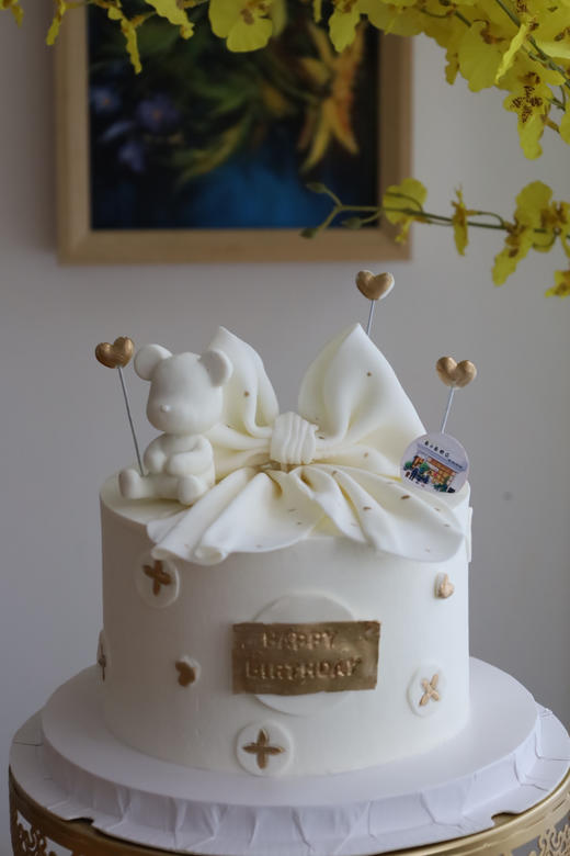 白色波点蝴蝶小熊 商品图4