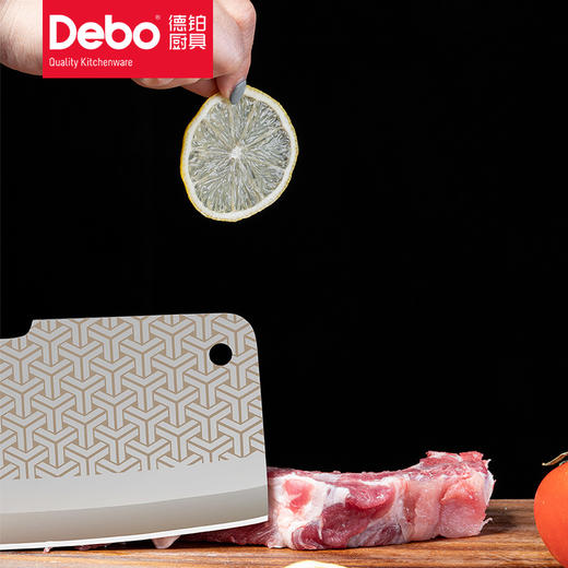Debo德铂龙腾不锈钢合金家用斩切两用砍骨刀 商品图4