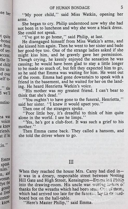 预售 【中商原版】人生的枷锁 Signet Classics Of Human Bondage 英文原版 毛姆 William Somerset Maugham 商品图6