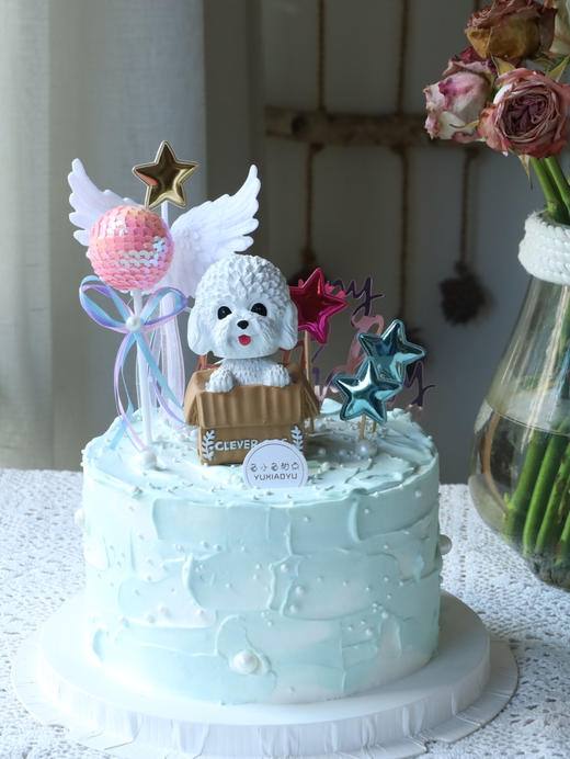 蓝色纸箱小狗 商品图1