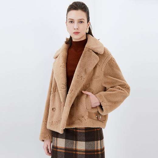 EITIE爱特爱冬款新款时尚优雅保暖皮草外套女7693314 商品图2