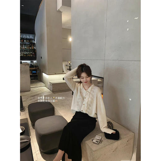 金蘑菇菇  微甜白兰地 / 精致千金线  开衫鱼尾裙少女两件套 商品图2