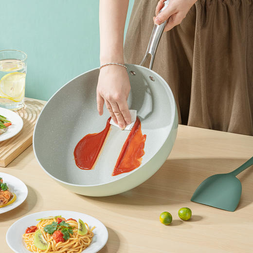 Debo德铂高颜值不粘炒锅家庭多用锅伊丽莎白 商品图4