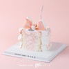 橘粉白|芭蕾风少女蝴蝶结蛋糕（C类）【4579】 商品缩略图0