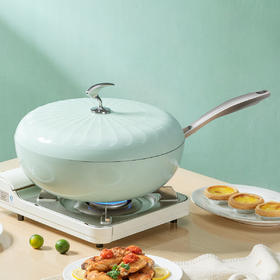 Debo德铂高颜值不粘炒锅家庭多用锅伊丽莎白
