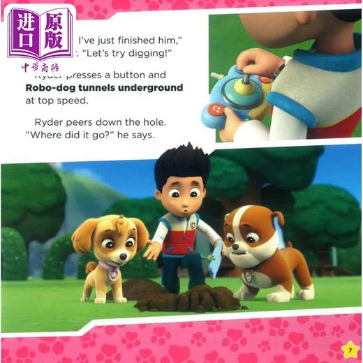 【中商原版】Paw Patrol Pups Save Ryders Robot 汪汪队历险记3 英文原版进口图书 儿童绘本 故事图画书 Nickelodeon 商品图2