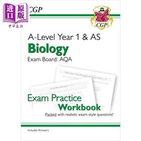 【中商原版】英国CGP A-Level Biology: AQA Year 1 & AS Exam Practice Workbook - includes Answers