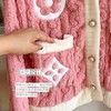 【治愈系温暖！新款加厚小香风开衫睡衣】女秋冬家居服韩版大码可外穿暖暖套装长袖家居服，超柔软的面料，温暖的长袖设计，让你在冰冷的季节中保持舒适与温馨。ry 商品缩略图3