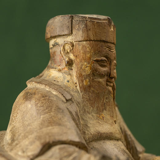 清 木雕财神像 商品图2