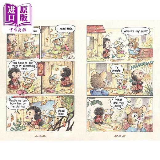 【中商原版】桥梁漫画 鼠兄妹历险记 Benny&Penny How To Say Goodbye英文原版 儿童图画图像小说 漫画故事 精装进口儿童读物 商品图2