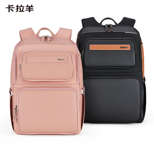 【气囊减震顶配】卡拉羊7维防下坠减负24L双肩防盗电脑背包CS5213-1（TX) 商品图9