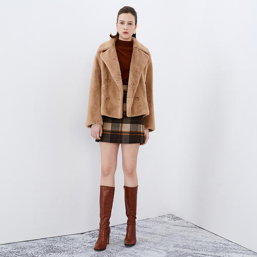 EITIE爱特爱冬款新款时尚优雅保暖皮草外套女7693314 商品图1