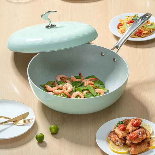 Debo德铂高颜值不粘炒锅家庭多用锅伊丽莎白 商品图5