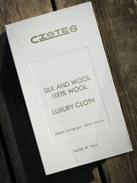 「爱好者直选21款」CISTES 意大利羊毛蚕丝亚麻混织370克重全麻衬单西