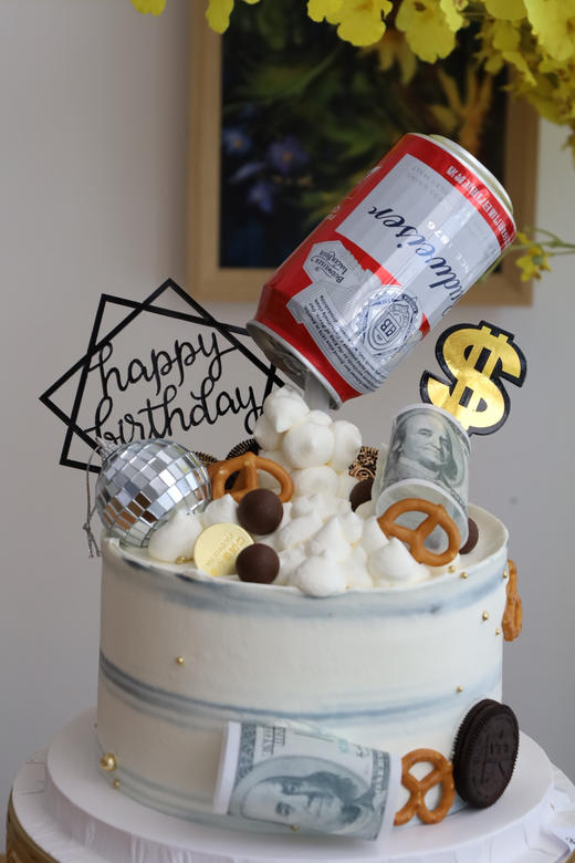 百威啤酒蛋糕 商品图0