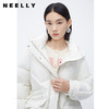 NEELLY纳俪商场同款超好看时尚宽松连帽保暖羽绒服新款一手长外套N23112L01166 商品缩略图3